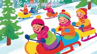 A Christmas Day Song  EFL Song for Kids with Christmas Vocabulary amp Present Continuous [upl. by Sral]