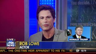 Rob Lowe Urges Donald Trump to Run [upl. by Ilaire]