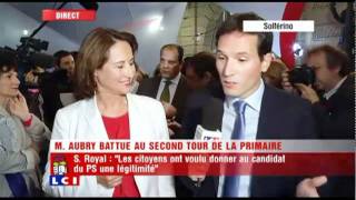 Victoire Hollande  La Réaction de Ségolène Royal sur LCI [upl. by Adnopoz]