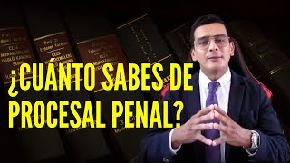 20 Preguntas de Procesal Penal [upl. by Nhguavaj]