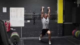 Double Kettlebell Clean amp Split Jerk [upl. by Fawnia]