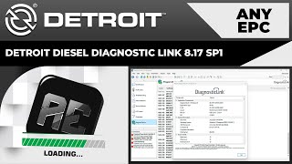 DETROIT DIESEL DIAGNOSTIC LINK 817 SP1  INSTALLATION [upl. by Sikleb]