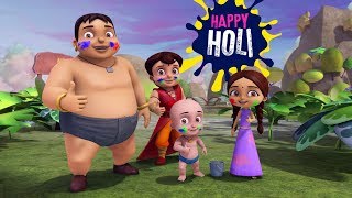 Super Bheem  Holi Special Song  Boom Boom Boom watch the colours Bloom [upl. by Arv990]