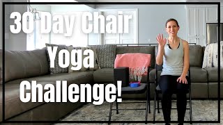 Chair Yoga 30 Day Challenge [upl. by Buschi]