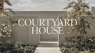 Architect Designs a Dream House with a Beautiful Courtyard House Tour [upl. by Llenrag]