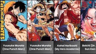 One Piece Characters drawn by other Famous Mangaka’s [upl. by Standice]