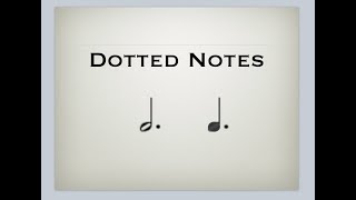 Free Music Theory  Dotted Notes Explained [upl. by Awra]