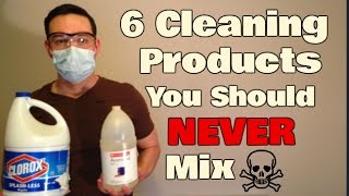 6 Cleaning Products Combinations To NEVER Mix  Bleach and Ammonia [upl. by Terza]