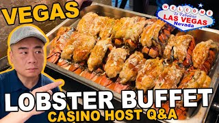 AYCE LOBSTER Buffet  Casino Host QampA at quotM Resortquot Las Vegas [upl. by Favrot]