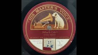 De Groot and the Piccadilly orchestra  Whatll I do 1924 [upl. by Cleland303]