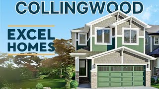 Collingwood Model Tour  Excel Homes  Airdrie New Builds [upl. by Nylirek]