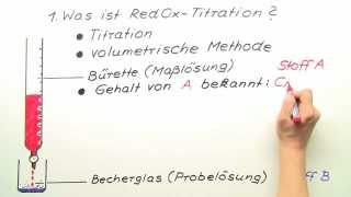 Volumetrie III Redoxtitration  Chemie  Analytische Chemie [upl. by Fernande520]