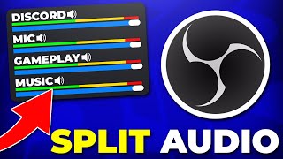 Separate Audio Tracks in OBS Split Discord Music Game Sound [upl. by Emery]