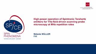 Talks  Terahertz Spintronics 2023  Melanie MÜLLER FHI [upl. by Ginder]