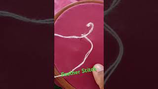 Feather Stitch tutorial featherstitch shortsbeta shorts [upl. by Juline]