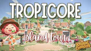 Fruity Tropical Island Tour Mimosa ACNH 2024  Animal Crossing New Horizons [upl. by Ecinna]