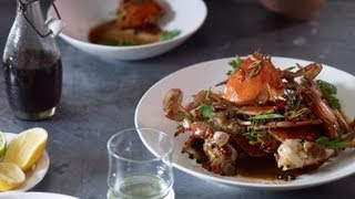 Matt Moran  How to cook Blue Swimmer Crab and Black Peppercorns [upl. by Xever971]