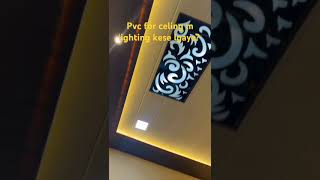 pvc for celing m lighting kese lgaye [upl. by Maximo]