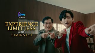 V and Jackie Chan are now ExperienceLimitlessWithSimInvest [upl. by Trinatte]