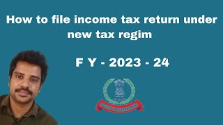 ITR Filing Online  Income Tax Return ITR 1 filing online 202425 FY 202324  income tax filing [upl. by Erminie]