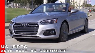 2018 Audi A5 Cabriolet Design Interior Test Drive  US Spec [upl. by Molahs]