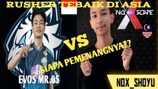 EVOS MR05 VS NOXSHOYU RUSHER TERBAIK DI ASIA [upl. by Azial848]