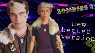 Disney Zombies 2 custom Wyatt doll review reupload [upl. by Eentrok]