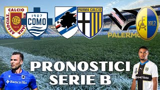 PRONOSTICI SERIE B 21 GIORNATA SAMPDORIAPARMA PALERMOMODENA [upl. by Handbook]