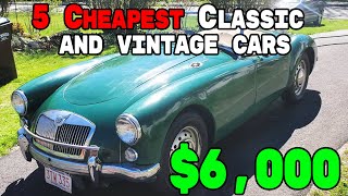 5 Classic Cheapest Cars for sale by Owners Online Now Under 7000 [upl. by Leblanc]