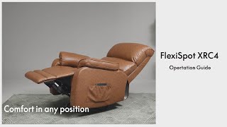 TutorialHow To Operate Your FlexiSpot Manual Swivel Rocker Recliner XRC4 [upl. by Hussein]