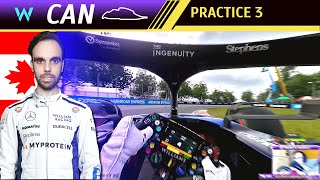 F1 2024 Full Career Mode CANADIAN GP  Practice 3  Williams FW46 [upl. by Anatnom38]