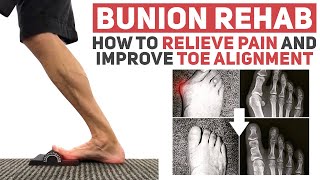 Bunion Rehab  How to Stretch and Mobilize Your Big Toe [upl. by Henni]