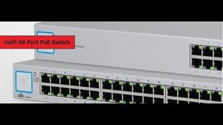 Ubiquiti  UniFi 48 port Switch [upl. by Ymmak70]