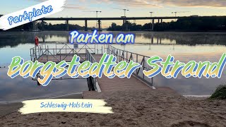 Parkplatz Borgstedt am Strand in SchleswigHolstein [upl. by Nnylkoorb]