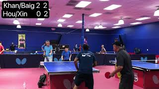 Tariq KhanSaqib Baig vs Randy HouSuo Xin  Div B Double Final  2024 Houston Summer Tournament [upl. by Ellissa]