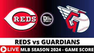 CINCINNATI REDS VS CLEVELAND GUARDIANS LIVE ⚾️ MLB Game Score Radio PlaybyPlay SEP 25 2024 [upl. by Nielsen]