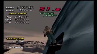 Snow Surfer  Cool Boarders Burrrn クールボーダーズ･バーン Sega Dreamcast Original Hardware [upl. by Ymled]