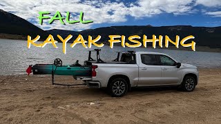 Fall Kayak Fishing In The Mountains [upl. by Farhsa760]