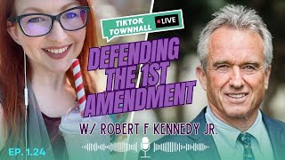 Robert F Kennedy Jr takes live questions at Free Speech Townhall on TikTok with Tiffany Cianci [upl. by Rocky]