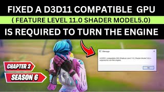 How To Fix A D3D11 compatible GPU feature level 110 shader model 50  Quick amp Easy Tutorial [upl. by Ellehcir]