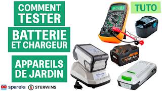 Comment tester une batterie et un chargeur pour savoir si cest HS  tuto avec multimètre [upl. by Leirad]