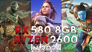 Ryzen 5 2600  RX 580 8GB  Gaming Benchmark 2024  13 Games in 1080p [upl. by Leventis]