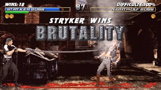 Mortal Kombat SE Mod Fustini Definitive 2024  STRYKER BOSS Gameplay Playthrough [upl. by Yhtur]