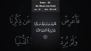 Surah 53 AnNajm The Star Urdu [upl. by Acirderf]