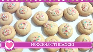 NOCCIOLOTTI BIANCHI  come i nutellotti ma con la crema alle nocciole bianca [upl. by Schnur174]