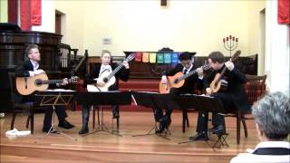 Tarantella IntiIllimani  NZ Guitar Quartet [upl. by Adriane411]