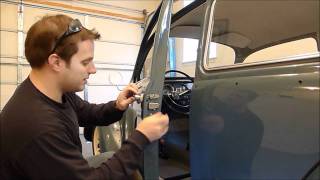 1966 VW Beetle  Outside Door Handle Installation [upl. by Hewett]