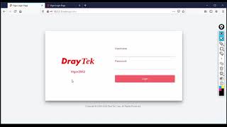 DrayTek Site To Site VPN PPTP  Vigor2962 [upl. by Dasya]