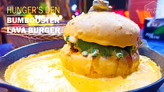 Beef Bumboaster  Lava  Burger  Hungers Den  Karachi Street Food [upl. by Hoj]