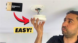 Smoke Alarm Battery Replacement  Super simple [upl. by Cohlier]